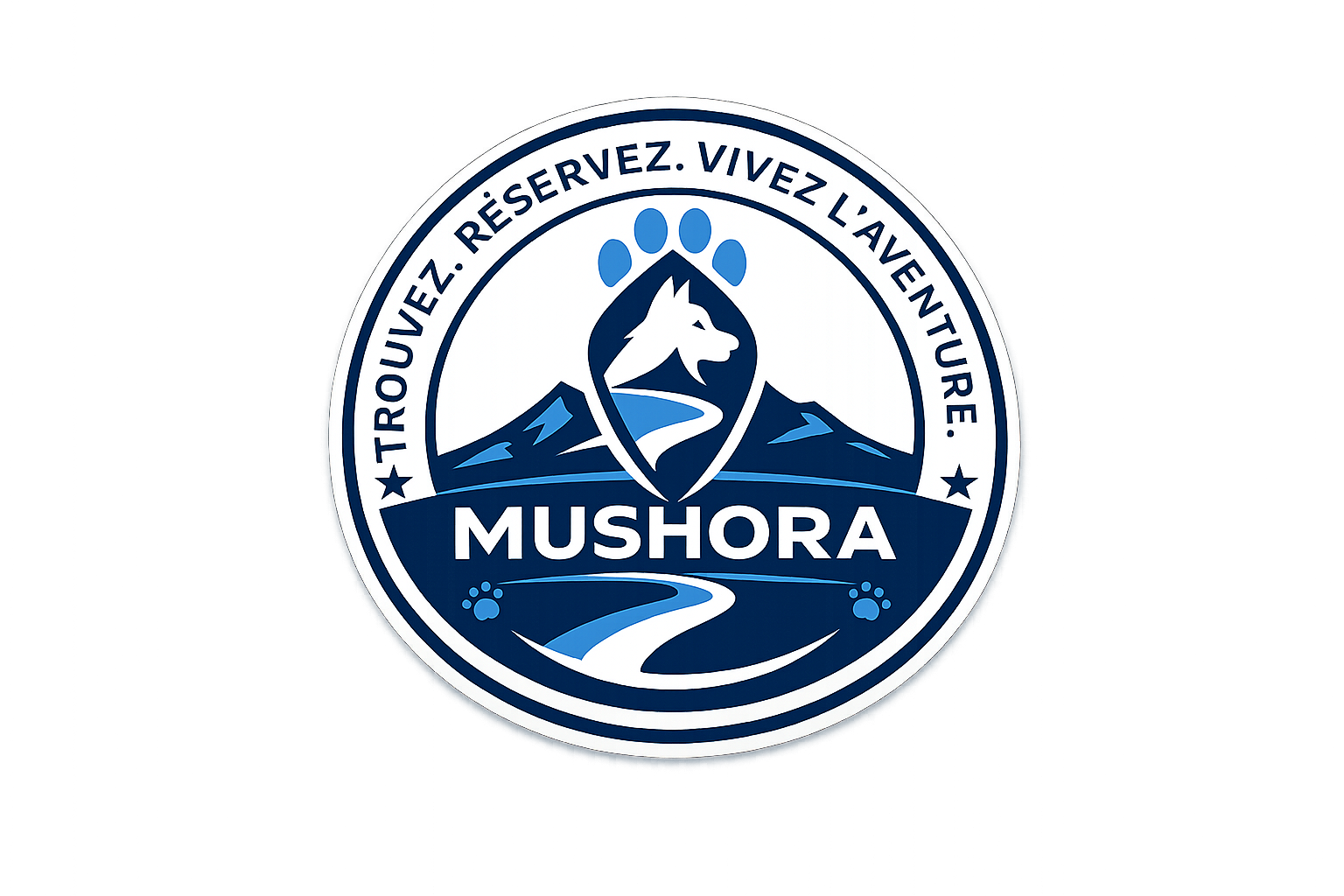 Badge Mushora — Trouvez, réservez, vivez l’aventure